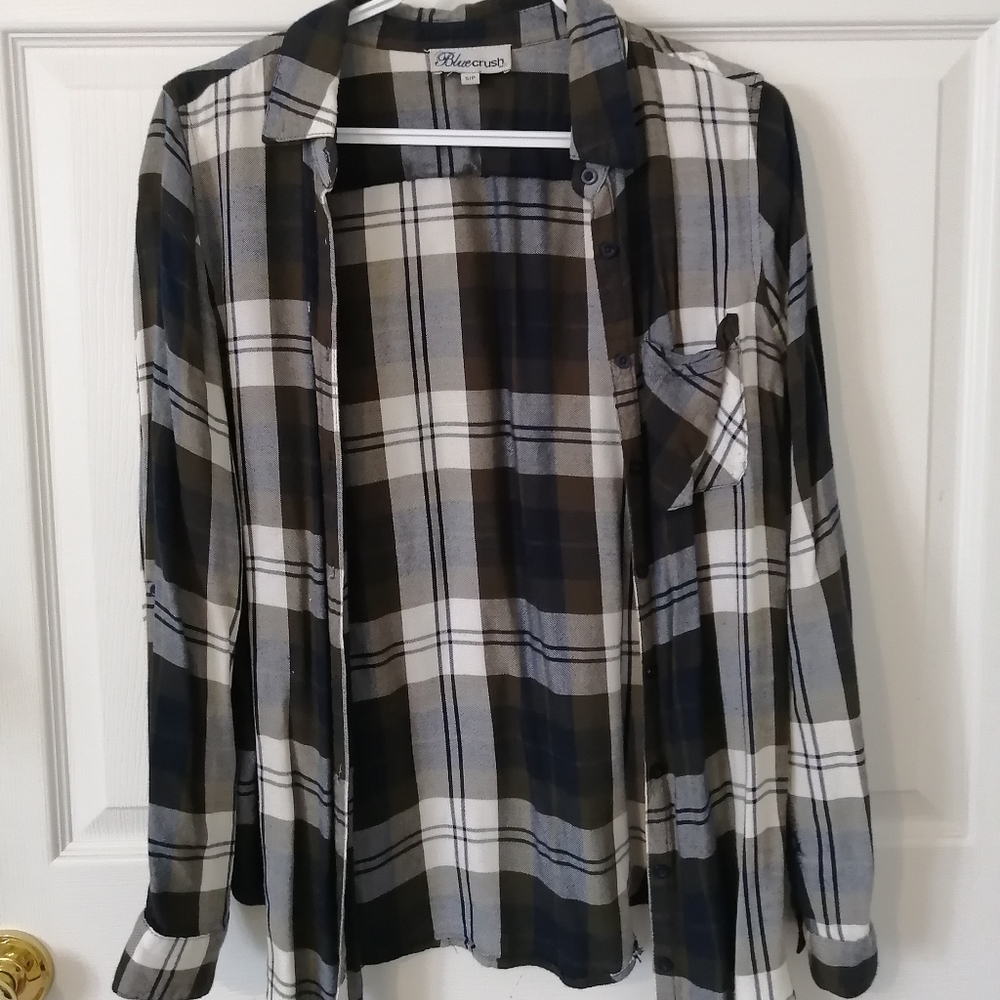 BLUE CRUSH flannel